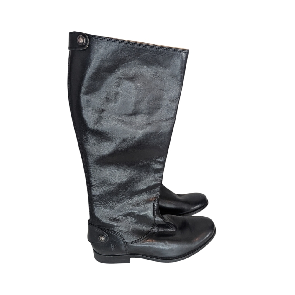 Black Leather Frye Boots Women's size 6.5 Frye Boots 3476431 Frye Riding Boots